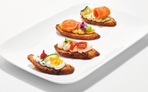 Assortiment de bruschettas